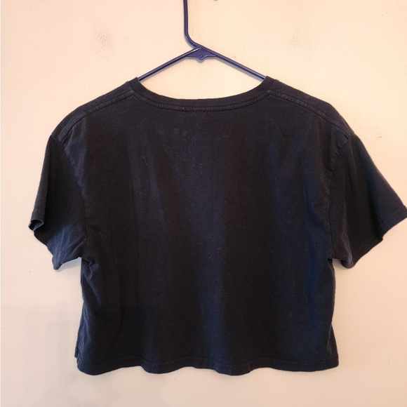 Gatlinburg Tennessee black graphic t-shirt cropped size womens medium - Picture 3 of 4